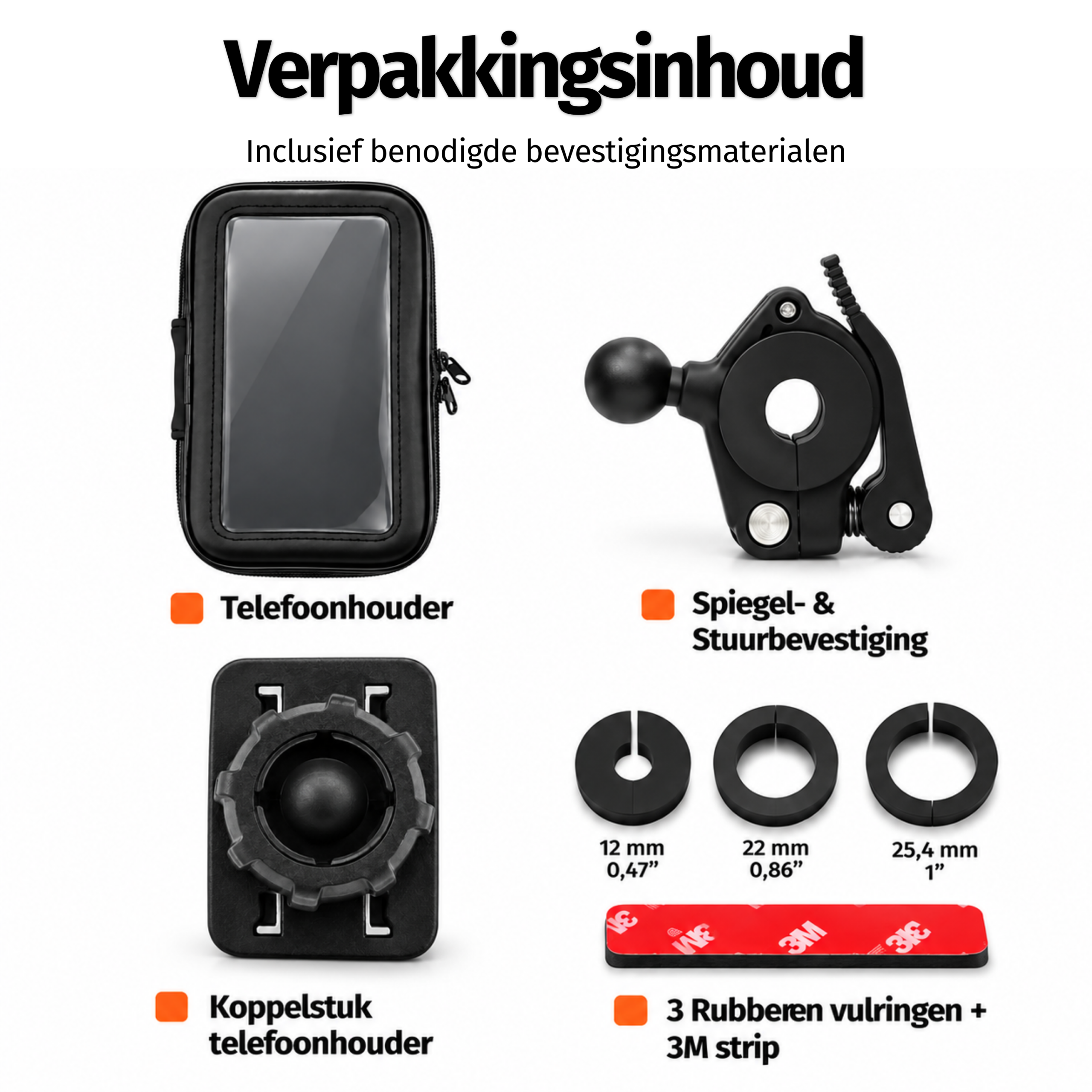 MANOS LIBRES - Model W | Spiegel- & Stuurbevestiging - Afbeelding 11